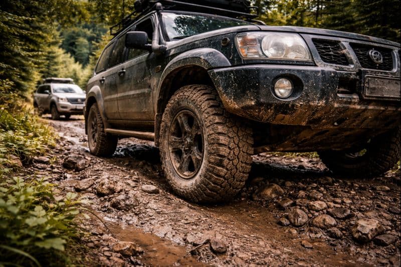 Opony AT w off-roadzie
