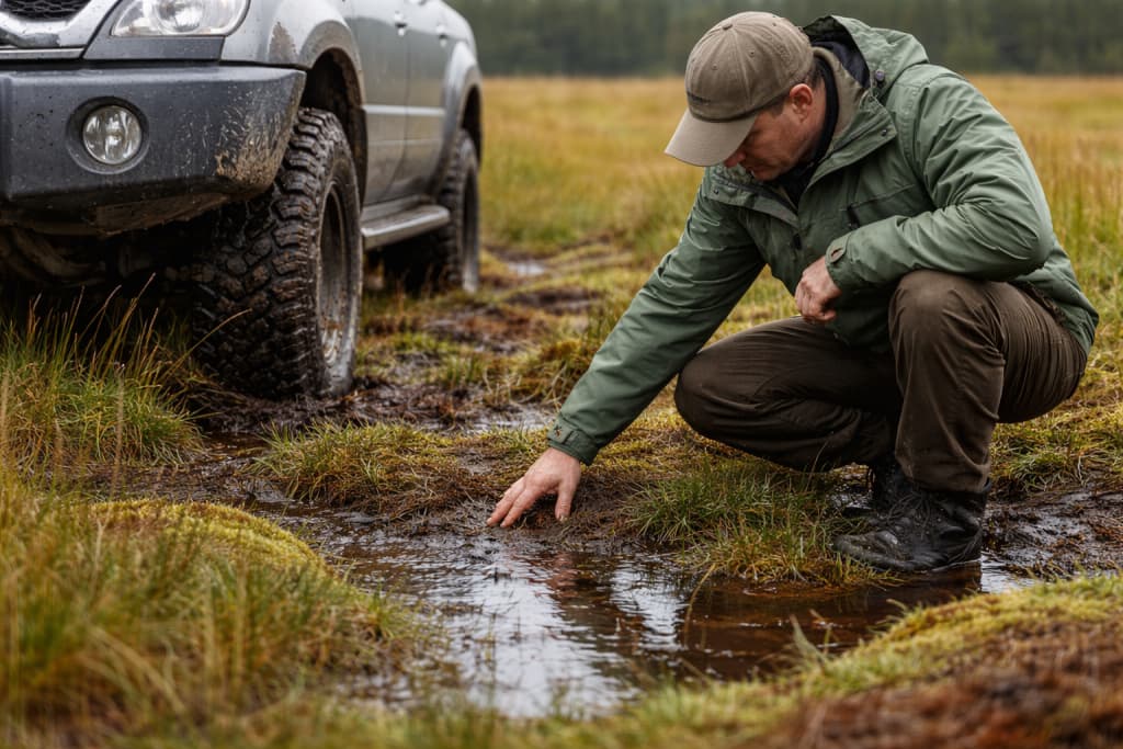 Jazda po torfowiskach – jak rozpoznać podłoże zanim auto zacznie się zapadać