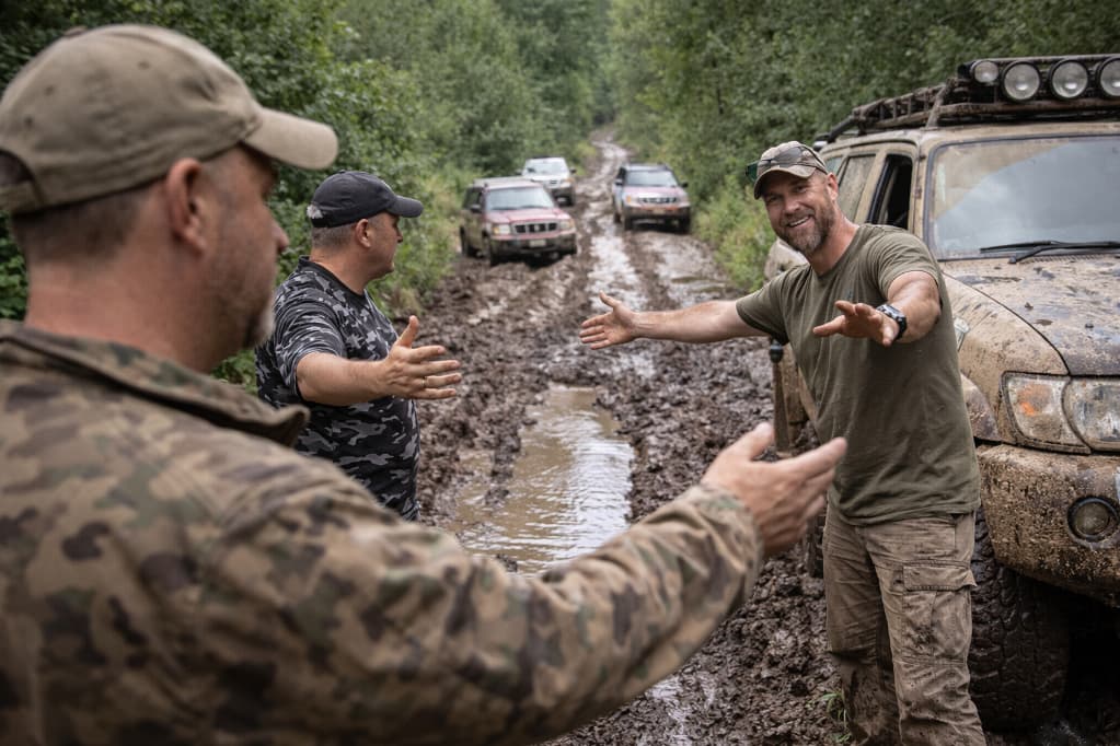 Presja grupy w off-roadzie – kiedy inni „ciągną” cię w teren, który przekracza twoje możliwości
