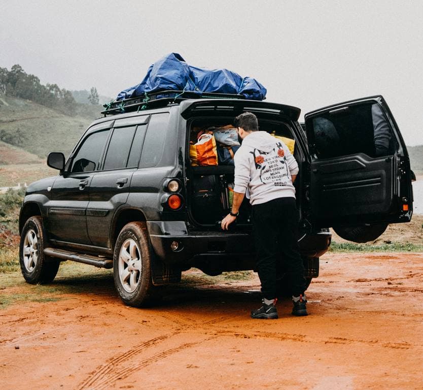 pakowanie auta na wyprawę 4x4