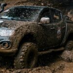 trasa 4x4 po deszczu